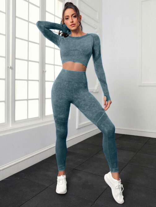 High-Waisted Seamless Leggings for Yoga & Pilates