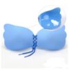 Large Size Strapless Bra Adhesive Sticky Push Up Bras For Women Rabbit Brassiere Lingerie Invisible Women Hot - Blue, C