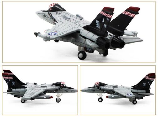 Model fighter jet with detailed decals.