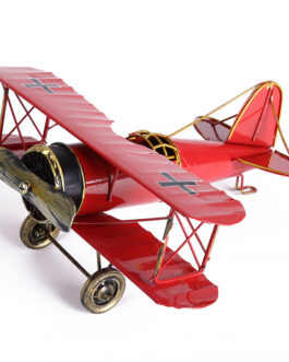 Vintage Mini Metal Decorative Plane Model