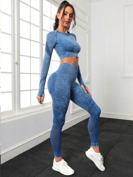 High-Waisted Seamless Leggings for Yoga & Pilates - Image 4