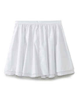 European And American Style Solid Color A- Line Skirt Skirt