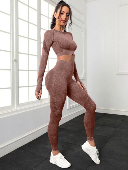 High-Waisted Seamless Leggings for Yoga & Pilates - Image 5