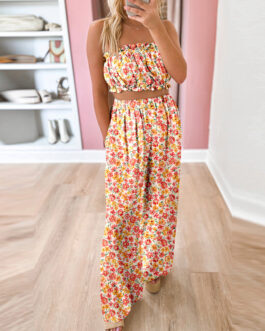 Women’s Bohemian Style Printed Casual Suit