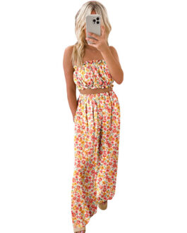 Women’s Bohemian Style Printed Casual Suit