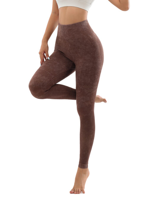 High-Waisted Seamless Leggings for Yoga & Pilates - Image 3