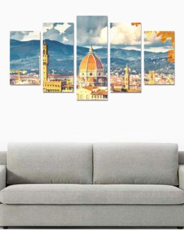 Canvas Wall Art Prints (No Frame) 5-Pieces/Set A