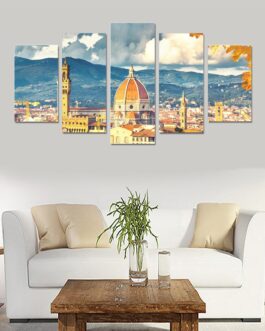 Canvas Wall Art Prints (No Frame) 5-Pieces/Set A