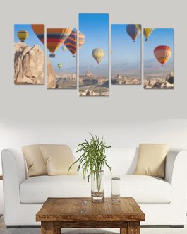 Canvas Wall Art Prints (No Frame) 5-Pieces/Set E