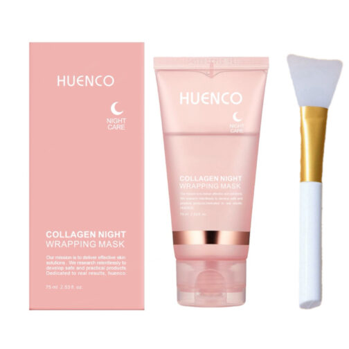 Huenco collagen night wrapping mask and applicator