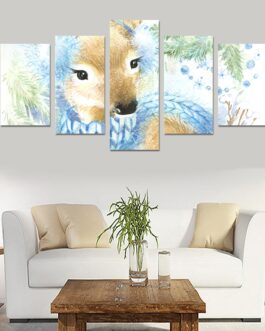 Canvas Wall Art Prints (No Frame) 5-Pieces/Set C