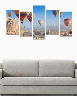 Canvas Wall Art Prints (No Frame) 5-Pieces/Set E