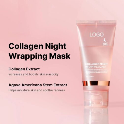 Collagen Night Mask boosts skin elasticity.